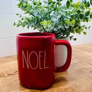 Rae Dunn Noel Red Ceramic Holiday Mug